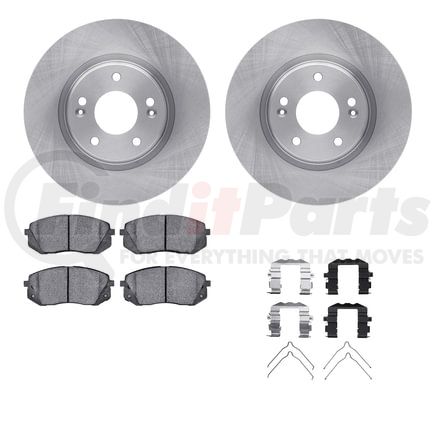 6512-03429 by DYNAMIC FRICTION COMPANY - Brake Rotor with 5000 Brake Pads and Hardware Kit