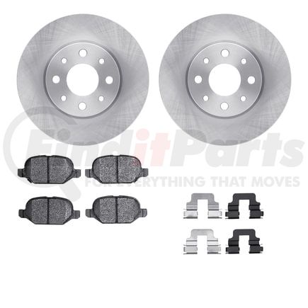 6512-07030 by DYNAMIC FRICTION COMPANY - Brake Rotor with 5000 Brake Pads and Hardware Kit