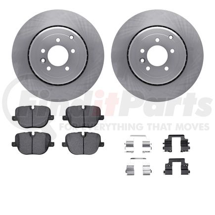 6512-11125 by DYNAMIC FRICTION COMPANY - Brake Rotor with 5000 Brake Pads and Hardware Kit