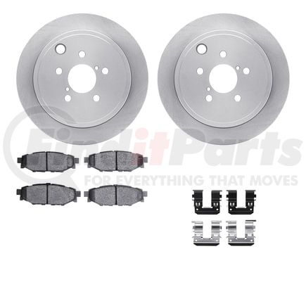 6512-13153 by DYNAMIC FRICTION COMPANY - Brake Rotor with 5000 Brake Pads and Hardware Kit