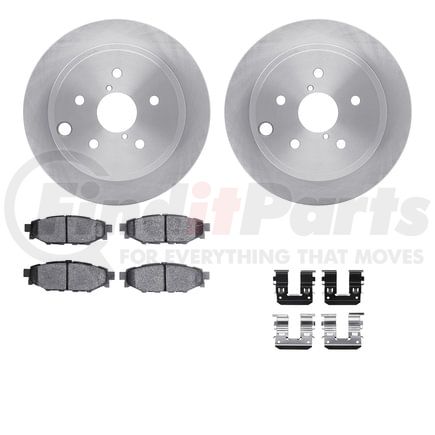 6512-13162 by DYNAMIC FRICTION COMPANY - Brake Rotor with 5000 Brake Pads and Hardware Kit