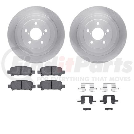 6512-13183 by DYNAMIC FRICTION COMPANY - Brake Rotor with 5000 Brake Pads and Hardware Kit