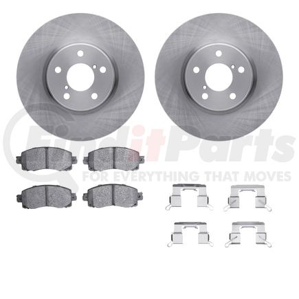 6512-13215 by DYNAMIC FRICTION COMPANY - Brake Rotor with 5000 Brake Pads and Hardware Kit