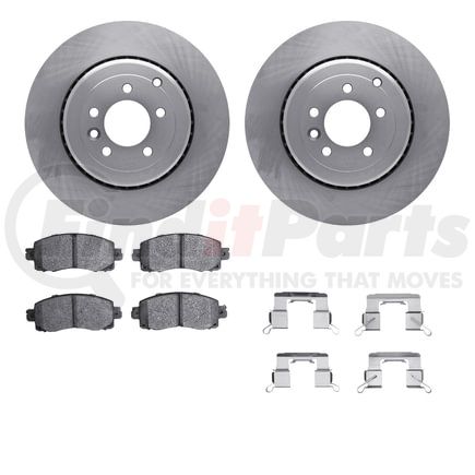 6512-13212 by DYNAMIC FRICTION COMPANY - Brake Rotor with 5000 Brake Pads and Hardware Kit