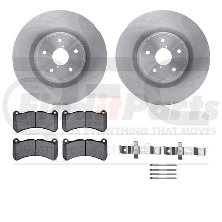 6512-13220 by DYNAMIC FRICTION COMPANY - Brake Rotor with 5000 Brake Pads and Hardware Kit