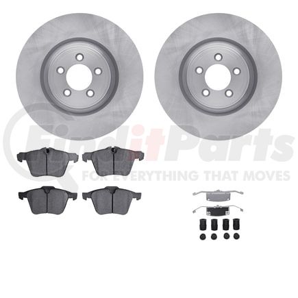 6512-20099 by DYNAMIC FRICTION COMPANY - Brake Rotor with 5000 Brake Pads and Hardware Kit