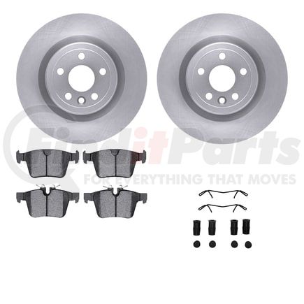 6512-20152 by DYNAMIC FRICTION COMPANY - Brake Rotor with 5000 Brake Pads and Hardware Kit