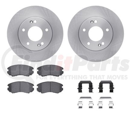 6512-21086 by DYNAMIC FRICTION COMPANY - Brake Rotor with 5000 Brake Pads and Hardware Kit