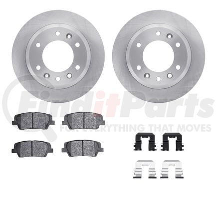 6512-21143 by DYNAMIC FRICTION COMPANY - Brake Rotor with 5000 Brake Pads and Hardware Kit