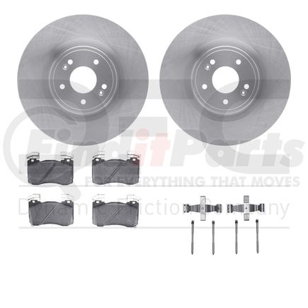 6512-21190 by DYNAMIC FRICTION COMPANY - Brake Rotor with 5000 Brake Pads and Hardware Kit