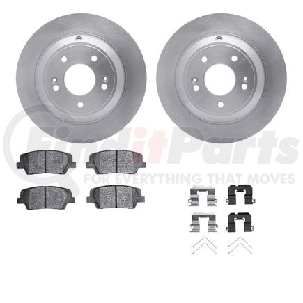 6512-21197 by DYNAMIC FRICTION COMPANY - Brake Rotor with 5000 Brake Pads and Hardware Kit