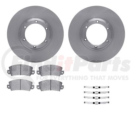 6512-23034 by DYNAMIC FRICTION COMPANY - Brake Rotor with 5000 Brake Pads and Hardware Kit