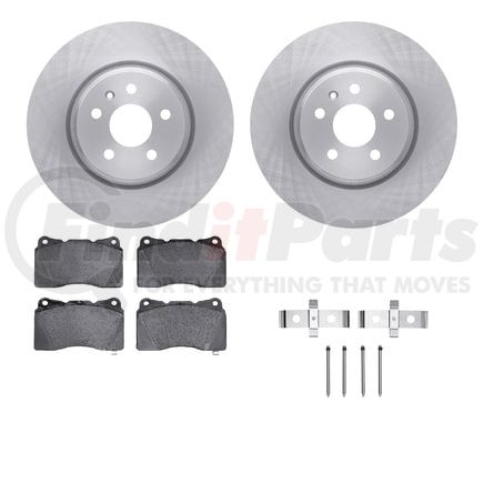 6512-26010 by DYNAMIC FRICTION COMPANY - Brake Rotor with 5000 Brake Pads and Hardware Kit