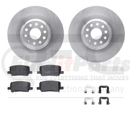 6512-26022 by DYNAMIC FRICTION COMPANY - Brake Rotor with 5000 Brake Pads and Hardware Kit