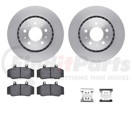 6512-27092 by DYNAMIC FRICTION COMPANY - Brake Rotor with 5000 Brake Pads and Hardware Kit