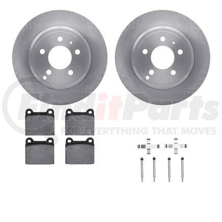 6512-27178 by DYNAMIC FRICTION COMPANY - Brake Rotor with 5000 Brake Pads and Hardware Kit