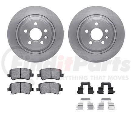 6512-27244 by DYNAMIC FRICTION COMPANY - Brake Rotor with 5000 Brake Pads and Hardware Kit