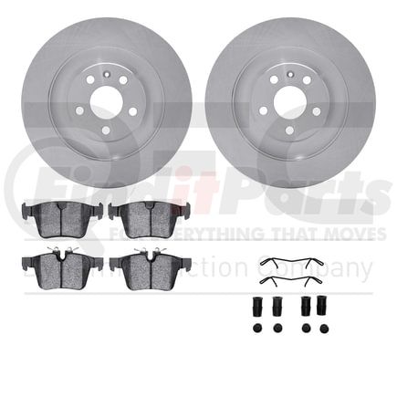 6512-27329 by DYNAMIC FRICTION COMPANY - Brake Rotor with 5000 Brake Pads and Hardware Kit