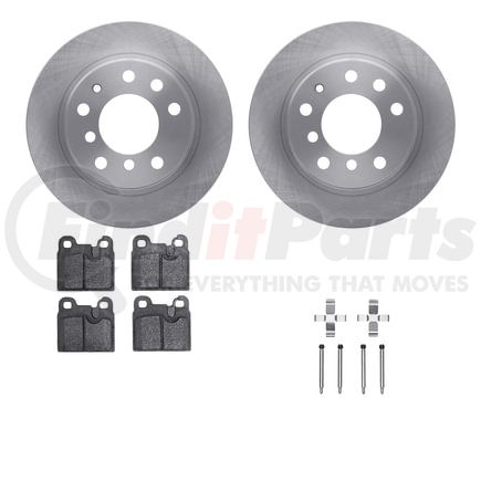 6512-31151 by DYNAMIC FRICTION COMPANY - Brake Rotor with 5000 Brake Pads and Hardware Kit