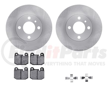 6512-31161 by DYNAMIC FRICTION COMPANY - Brake Rotor with 5000 Brake Pads and Hardware Kit