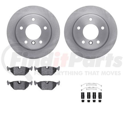 6512-31277 by DYNAMIC FRICTION COMPANY - Brake Rotor with 5000 Brake Pads and Hardware Kit