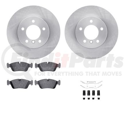 6512-31309 by DYNAMIC FRICTION COMPANY - Brake Rotor with 5000 Brake Pads and Hardware Kit