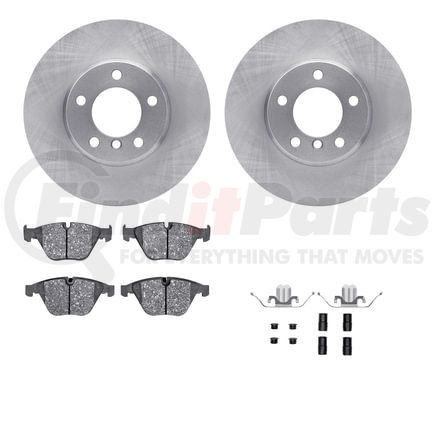 6512-31466 by DYNAMIC FRICTION COMPANY - Brake Rotor with 5000 Brake Pads and Hardware Kit