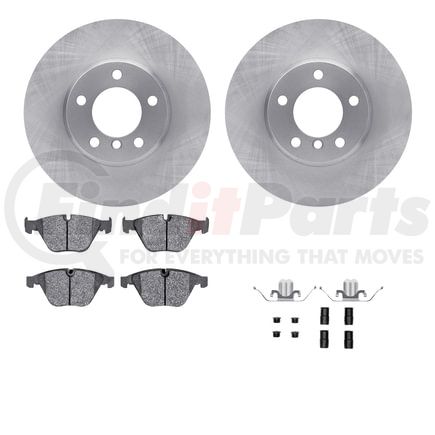 6512-31467 by DYNAMIC FRICTION COMPANY - Brake Rotor with 5000 Brake Pads and Hardware Kit