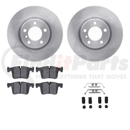 6512-31606 by DYNAMIC FRICTION COMPANY - Brake Rotor with 5000 Brake Pads and Hardware Kit