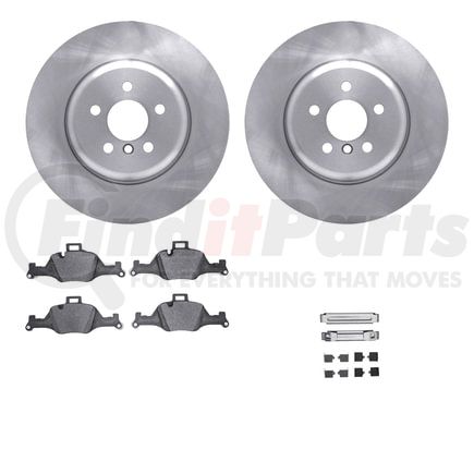 6512-31748 by DYNAMIC FRICTION COMPANY - Brake Rotor with 5000 Brake Pads and Hardware Kit