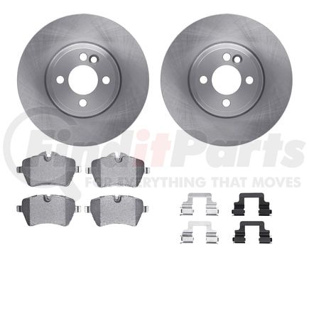 6512-32052 by DYNAMIC FRICTION COMPANY - Brake Rotor with 5000 Brake Pads and Hardware Kit