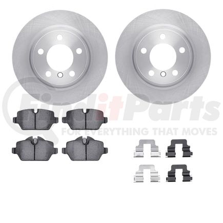 6512-32079 by DYNAMIC FRICTION COMPANY - Brake Rotor with 5000 Brake Pads and Hardware Kit