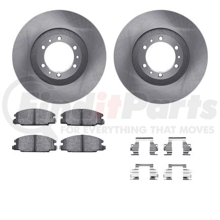 6512-37036 by DYNAMIC FRICTION COMPANY - Brake Rotor with 5000 Brake Pads and Hardware Kit