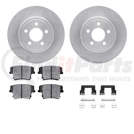 6512-39116 by DYNAMIC FRICTION COMPANY - Brake Rotor with 5000 Brake Pads and Hardware Kit