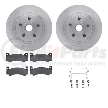 6512-40086 by DYNAMIC FRICTION COMPANY - Brake Rotor with 5000 Brake Pads and Hardware Kit