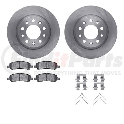 6512-40204 by DYNAMIC FRICTION COMPANY - Brake Rotor with 5000 Brake Pads and Hardware Kit