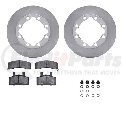 6512-40285 by DYNAMIC FRICTION COMPANY - Brake Rotor with 5000 Brake Pads and Hardware Kit