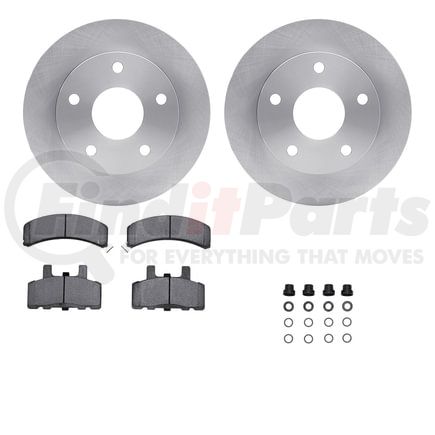 6512-40367 by DYNAMIC FRICTION COMPANY - Brake Rotor with 5000 Brake Pads and Hardware Kit