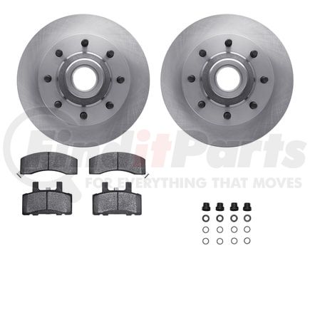 6512-40372 by DYNAMIC FRICTION COMPANY - Brake Rotor with 5000 Brake Pads and Hardware Kit