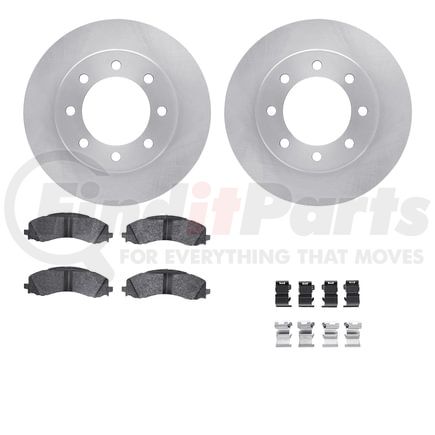 6512-40487 by DYNAMIC FRICTION COMPANY - Brake Rotor with 5000 Brake Pads and Hardware Kit