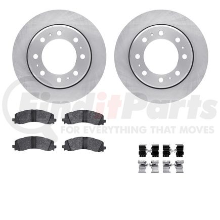 6512-40518 by DYNAMIC FRICTION COMPANY - Brake Rotor with 5000 Brake Pads and Hardware Kit