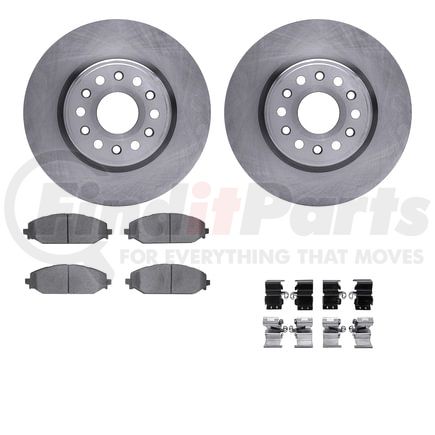 6512-40525 by DYNAMIC FRICTION COMPANY - Brake Rotor with 5000 Brake Pads and Hardware Kit