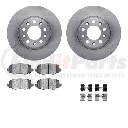 6512-42108 by DYNAMIC FRICTION COMPANY - Brake Rotor with 5000 Brake Pads and Hardware Kit