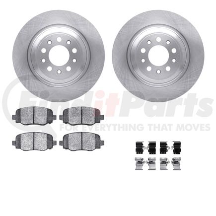 6512-42102 by DYNAMIC FRICTION COMPANY - Brake Rotor with 5000 Brake Pads and Hardware Kit