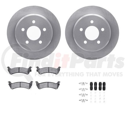 6512-42170 by DYNAMIC FRICTION COMPANY - Brake Rotor with 5000 Brake Pads and Hardware Kit