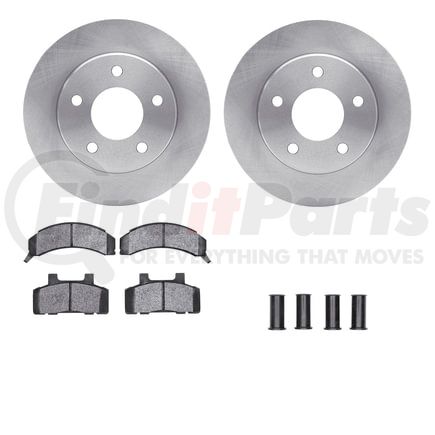 6512-45056 by DYNAMIC FRICTION COMPANY - Brake Rotor with 5000 Brake Pads and Hardware Kit