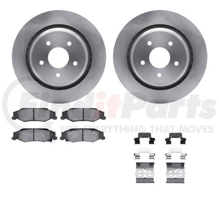 6512-46179 by DYNAMIC FRICTION COMPANY - Brake Rotor with 5000 Brake Pads and Hardware Kit