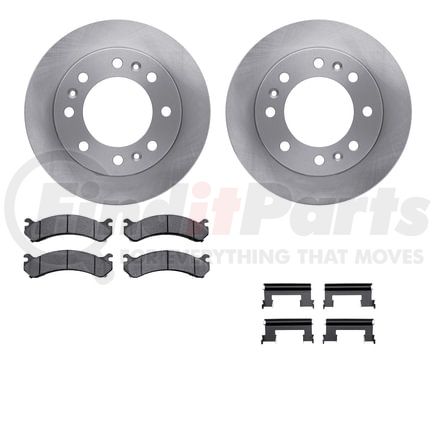 6512-46188 by DYNAMIC FRICTION COMPANY - Brake Rotor with 5000 Brake Pads and Hardware Kit