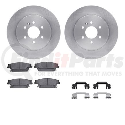 6512-46320 by DYNAMIC FRICTION COMPANY - Brake Rotor with 5000 Brake Pads and Hardware Kit