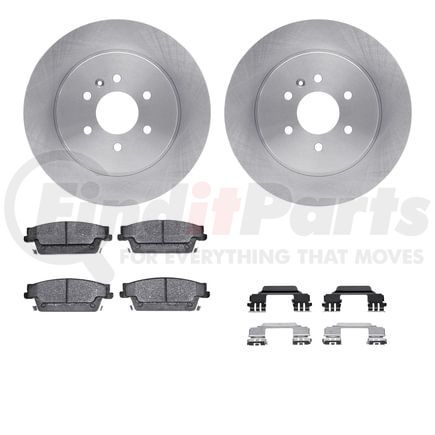 6512-46319 by DYNAMIC FRICTION COMPANY - Brake Rotor with 5000 Brake Pads and Hardware Kit
